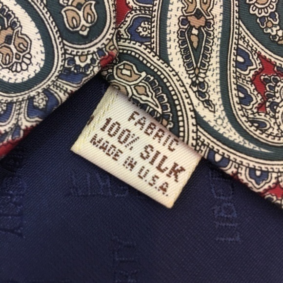 Liberty of London Paisley Silk Tie - Picture 3 of 5